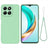Honor X6c Flydende silikone cover med håndrem - grøn