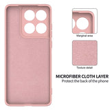 Motorola Edge 70 Flydende silikone cover med håndrem - Pink
