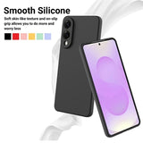 Samsung Galaxy S25 Edge Flydende silikone cover med håndrem - sort