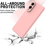 Samsung Galaxy S25 Edge Flydende silikone cover med håndrem - Pink
