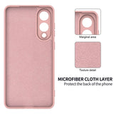 Samsung Galaxy S25 Edge Flydende silikone cover med håndrem - Pink