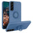 Samsung Galaxy S22 5G Liquid Silikone Cover med Ring Holder - Blå