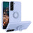 Samsung Galaxy S22 5G Liquid Silikone Cover med Ring Holder - Lilla