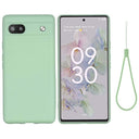 Google Pixel 6a Liquid Silikone Cover - Grøn
