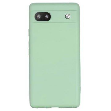 Google Pixel 6a Liquid Silikone Cover - Grøn