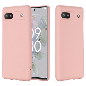 Google Pixel 6a Liquid Silikone Cover - Pink
