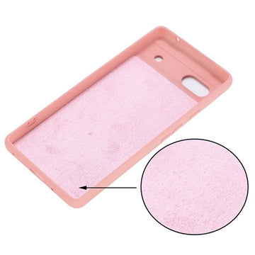 Google Pixel 6a Liquid Silikone Cover - Pink