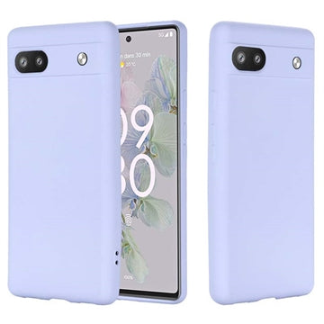 Google Pixel 6a Liquid Silikone Cover - Lilla