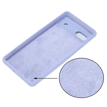 Google Pixel 6a Liquid Silikone Cover - Lilla