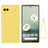 Google Pixel 6a Liquid Silikone Cover - Gul