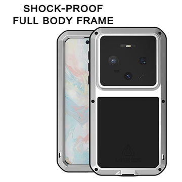 Huawei Mate 80/80 Pro Love Mei Powerful Hybrid Cover - Sølv
