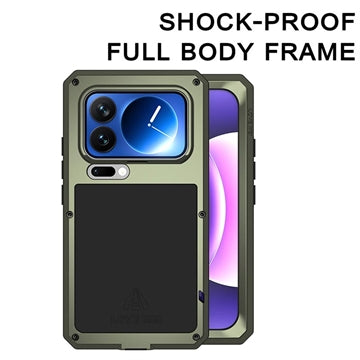 Xiaomi 17 Pro Love Mei Powerful Hybrid Cover - Grøn