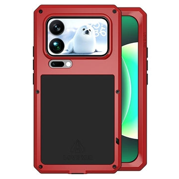 Xiaomi 17 Pro Max Love Mei Powerful Hybrid Cover - rød