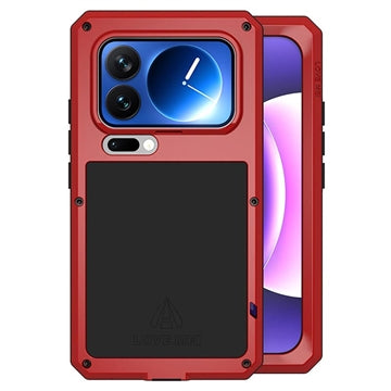 Xiaomi 17 Pro Love Mei Powerful Hybrid Cover - rød