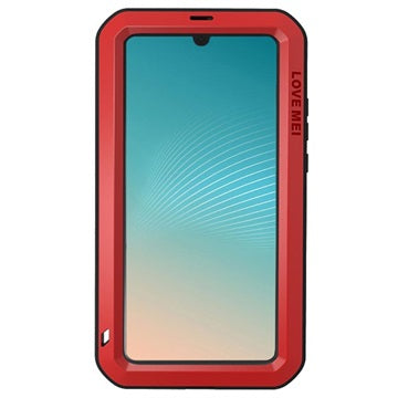 Love Mei Powerful Huawei P30 Pro Hybrid Cover - Rød