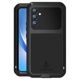 Love Mei Powerful Samsung Galaxy A34 5G Hybrid Cover - Sort