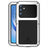 Love Mei Powerful Samsung Galaxy A34 5G Hybrid Cover - Sølv