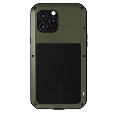 Love Mei Powerful iPhone 13 Pro Max Hybrid Cover - Grøn