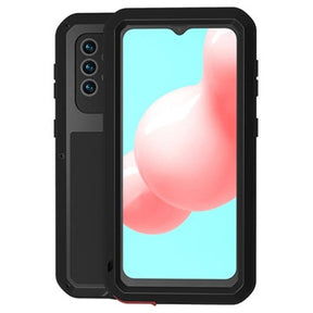 Love Mei Powerful Samsung Galaxy A32 5G/M32 5G Hybrid Cover - Sort