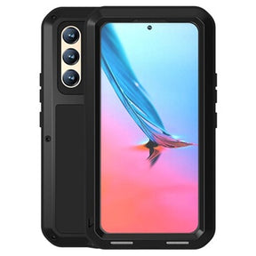 Love Mei Powerful Samsung Galaxy S22 5G Hybrid Cover - Sort