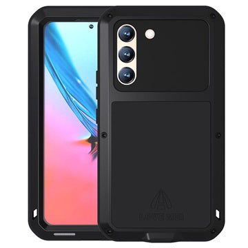 Love Mei Powerful Samsung Galaxy S22 5G Hybrid Cover - Sort