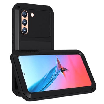 Love Mei Powerful Samsung Galaxy S22 5G Hybrid Cover - Sort
