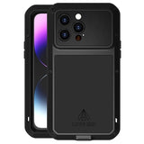 Love Mei Powerful iPhone 14 Pro Max Hybrid Cover - Sort