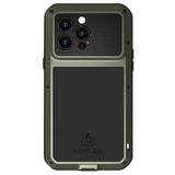 Love Mei Powerful iPhone 14 Pro Max Hybrid Cover - Grøn