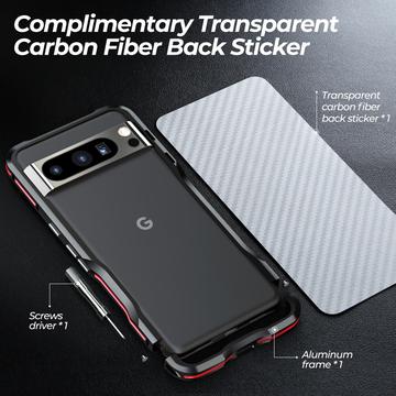 Google Pixel 8 Pro Luphie Metal Bumper - Sort