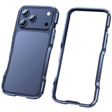iPhone 17 Pro Luphie Safe Lock Metalkofanger - Mørkeblå