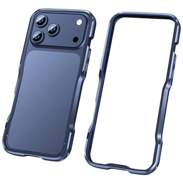 iPhone 17 Pro Max Luphie Safe Lock Metalkofanger - Mørkeblå