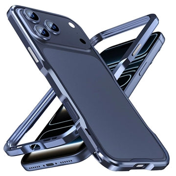 iPhone 17 Pro Max Luphie Safe Lock Metalkofanger - Mørkeblå