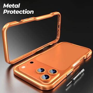 iPhone 17 Pro Max Luphie Safe Lock Metalkofanger - Orange