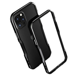 Luphie iPhone 12/12 Pro Metal Bumper - Sort