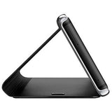 Luksus Mirror View Samsung Galaxy S9+ Flip Cover - Sort