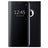 Luksus Mirror View iPhone 7/8/SE (2020)/SE (2022) Flip Cover - Sort