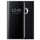 Luksus Mirror View iPhone 7/8/SE (2020)/SE (2022) Flip Cover - Sort