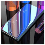 Luksus Mirror View iPhone 7/8/SE (2020)/SE (2022) Flip Cover - Blå