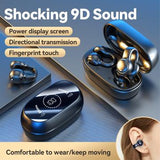 M47 Earclip Bone Conduction Trådløse Hovedtelefoner – Open-Ear, Bluetooth 5.3 - Sort