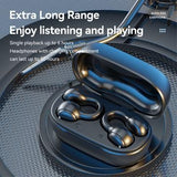 M47 Earclip Bone Conduction Trådløse Hovedtelefoner – Open-Ear, Bluetooth 5.3 - Sort