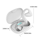 M8 144 Languages Translation Earphones Støjreducerende Smart Voice Translator TWS Bluetooth Headset - Sort