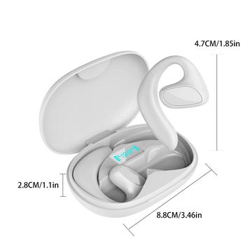M8 144 Languages Translation Earphones Støjreducerende Smart Voice Translator TWS Bluetooth Headset - Sort