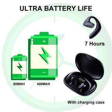 M8 144 Languages Translation Earphones Støjreducerende Smart Voice Translator TWS Bluetooth Headset - Sort