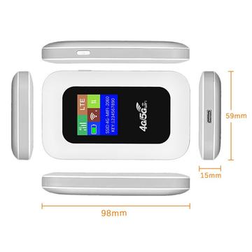 MF800B-E 150 Mbps 4G Mobile Wi-Fi Router med 2100mAh batteri