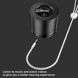 MH045S 3-i-1 AUX Bilkabel – USB-C, Lightning & 3.5mm Jack – Hvid