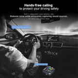 MT04 bil Bluetooth-adapter FM-sender HiFi musik MP3-afspiller Type-C + USB biloplader