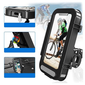 MTB Universal Vandtæt Cykeltaske - 6.7" - Sort