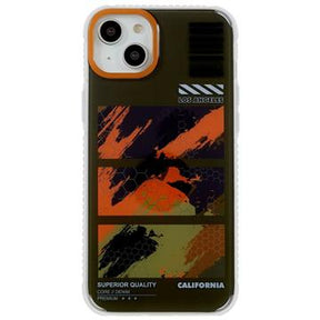 Mutural Camouflage Series iPhone 14 Plus Hybrid Cover - Grøn