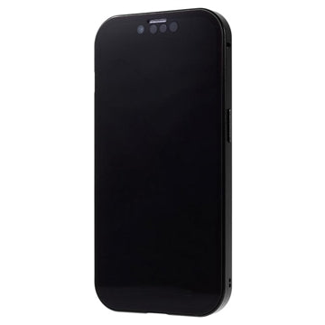 iPhone 15 Magnetisk Cover med Privatlivssikret Hærdet Glas - Sort