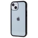 iPhone 15 Magnetisk Cover med Privatlivssikret Hærdet Glas - Sort